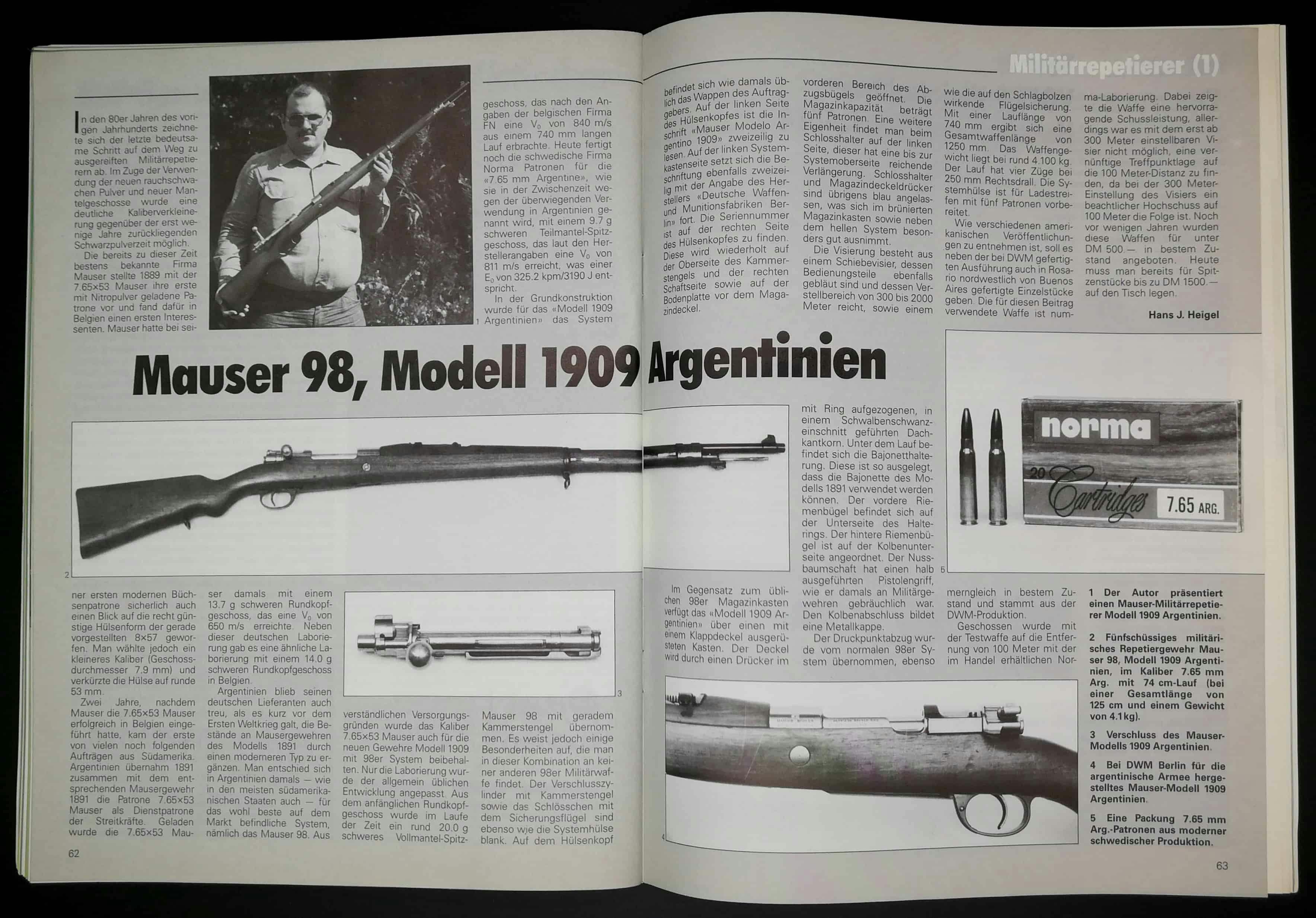 Mauservariationen gibt und gab es viele. Hier das Argentinische Modell 1909.