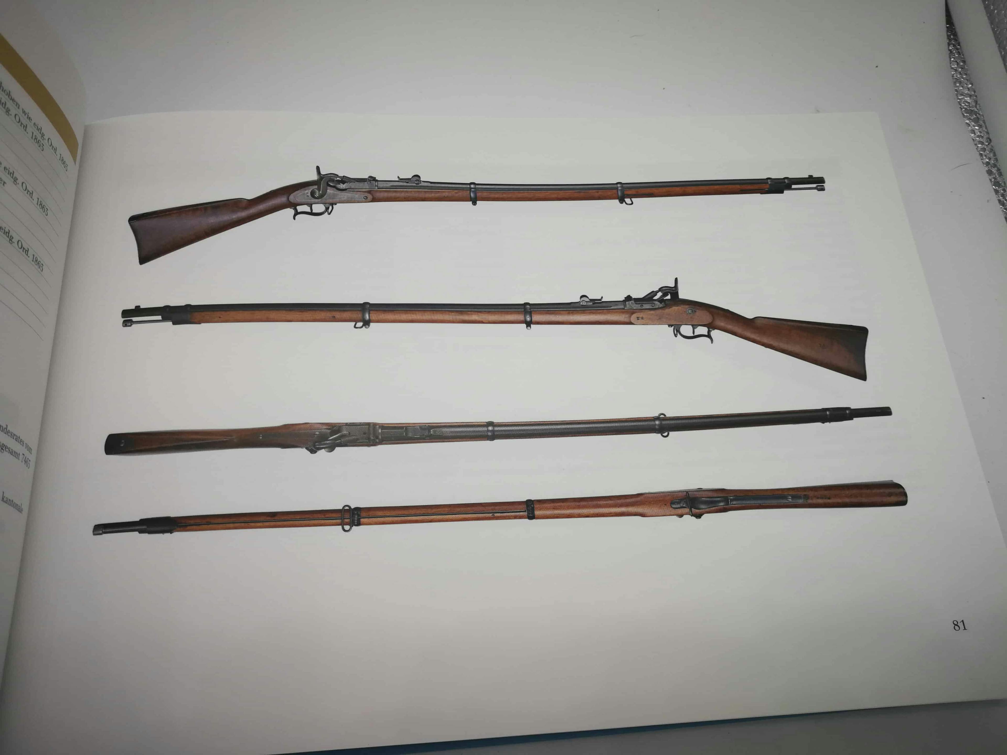 Die Abbildungen der Waffe anhand des Schweizerischen Repetiergewehrs 1866/67. Versuch Gamma und Ifanger