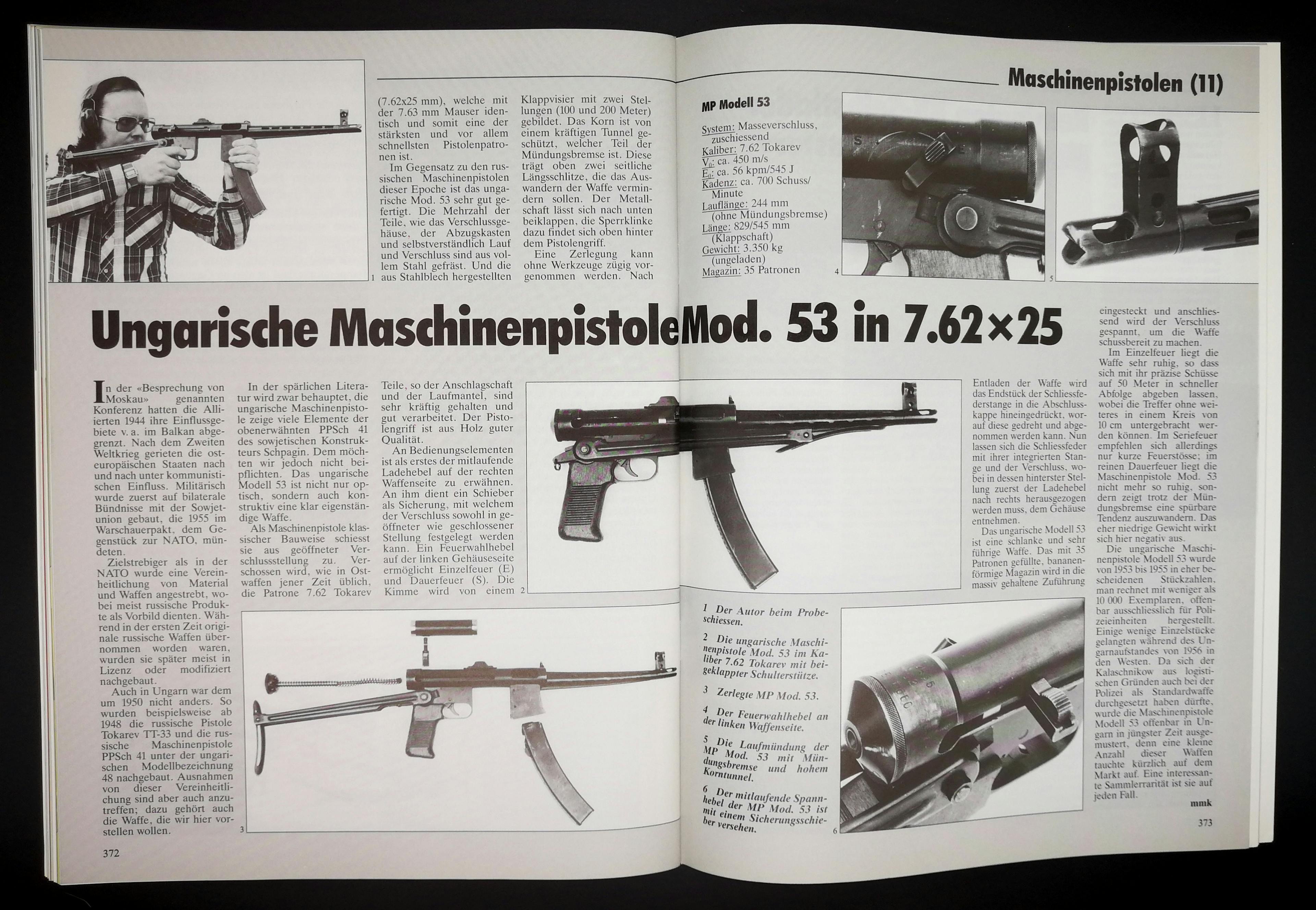 SWM-Redakteur in den 80ern müsste man sein. Eine solche Maschinenpistole würde wohl jeder gerne testen wollen.
