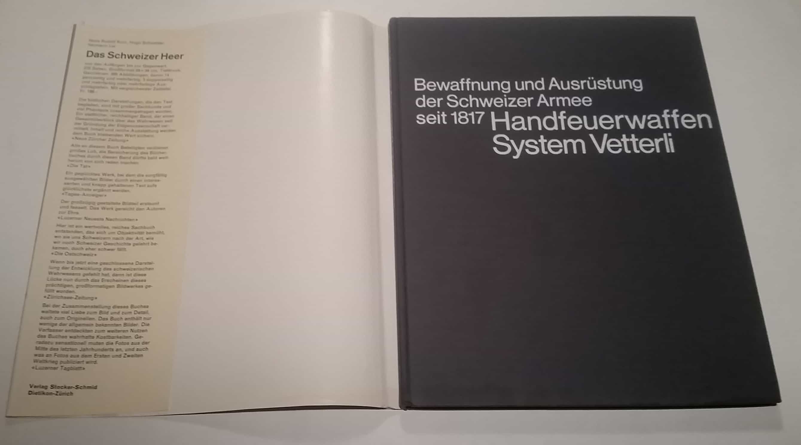 Der Einbandtext will uns erst ein Buch über das Heer für 188 CHF andrehen und listet dann erstaunlich viele Pressestimmen.