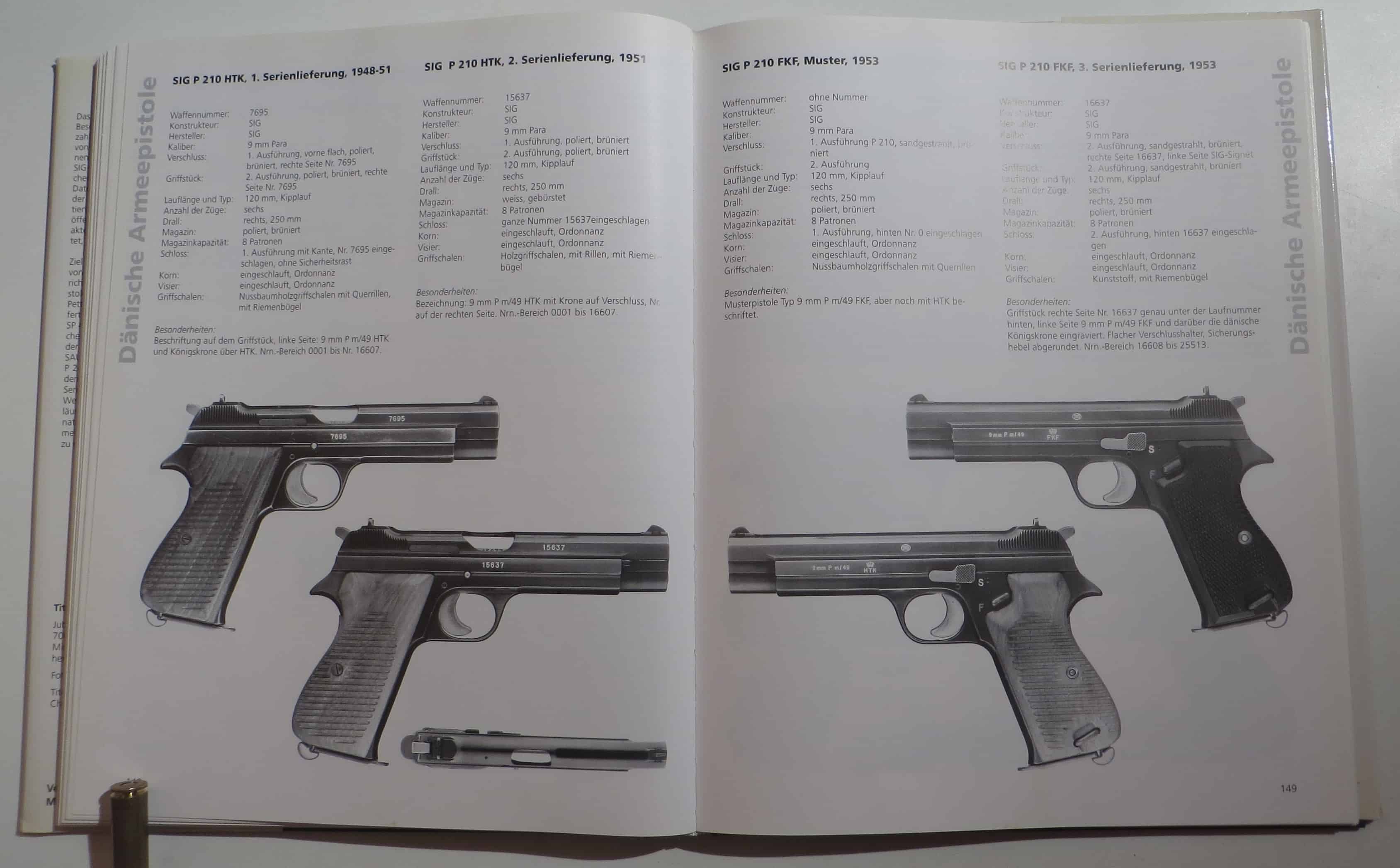 Dänemark hat die P210 ebenfalls als Armeepistole verwendet.