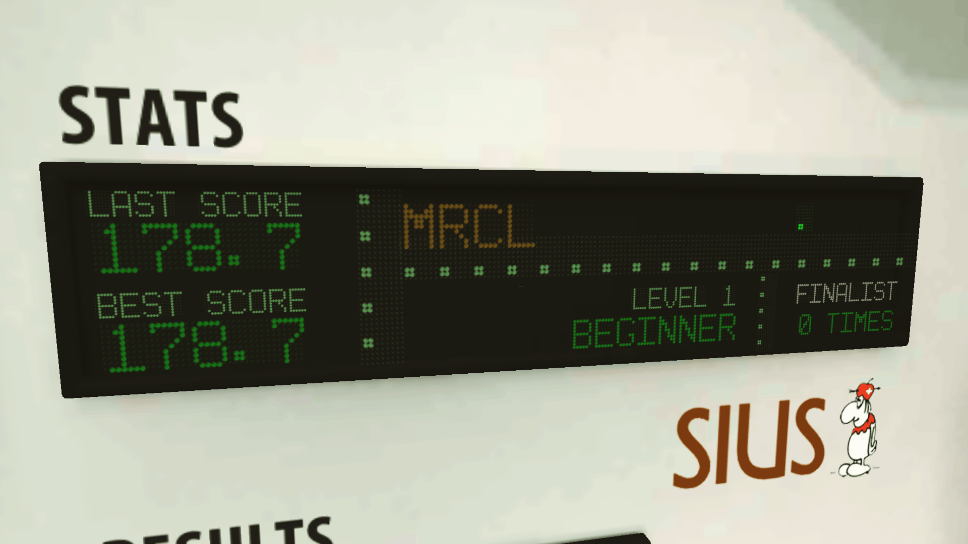 Noch Beginner: Bestes Trainingsergebnis.