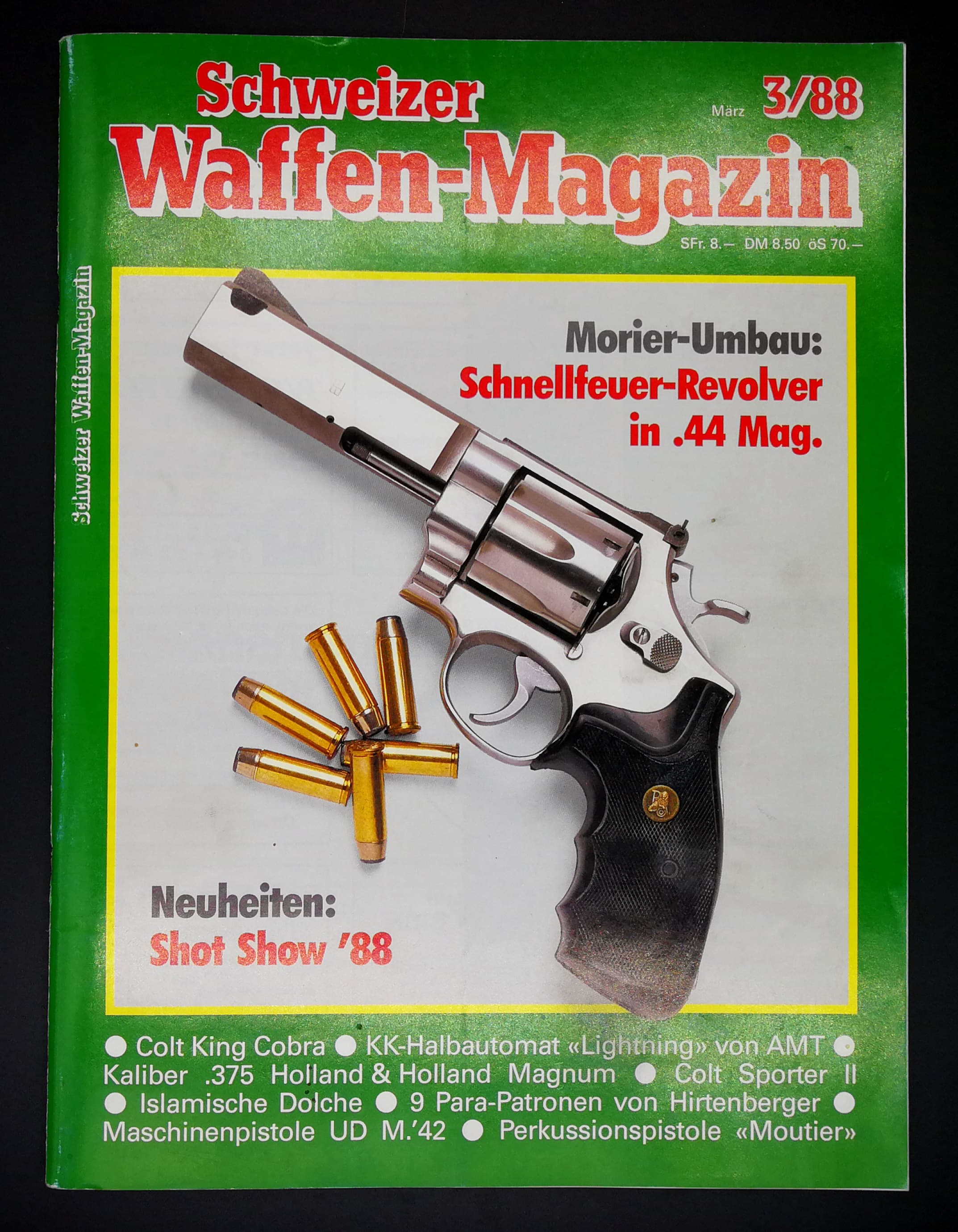 Der S&W 29 darf Covergirl spielen.
