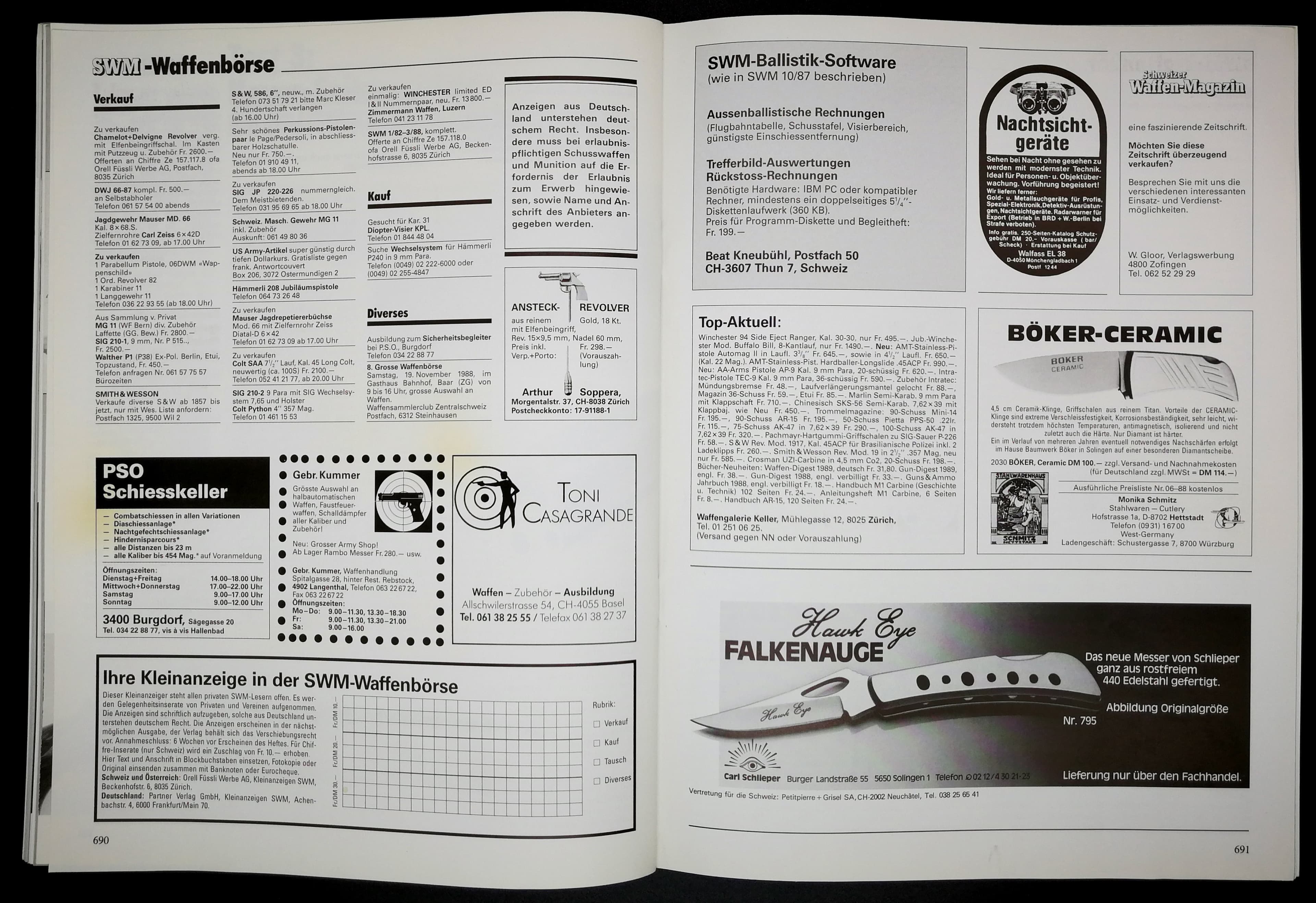 DWJ komplett, Jahrgänge von 1966 bis und mit 1987. Für 500 CHF. Und heutzutage kriegt man sowas kaum mehr weg.
