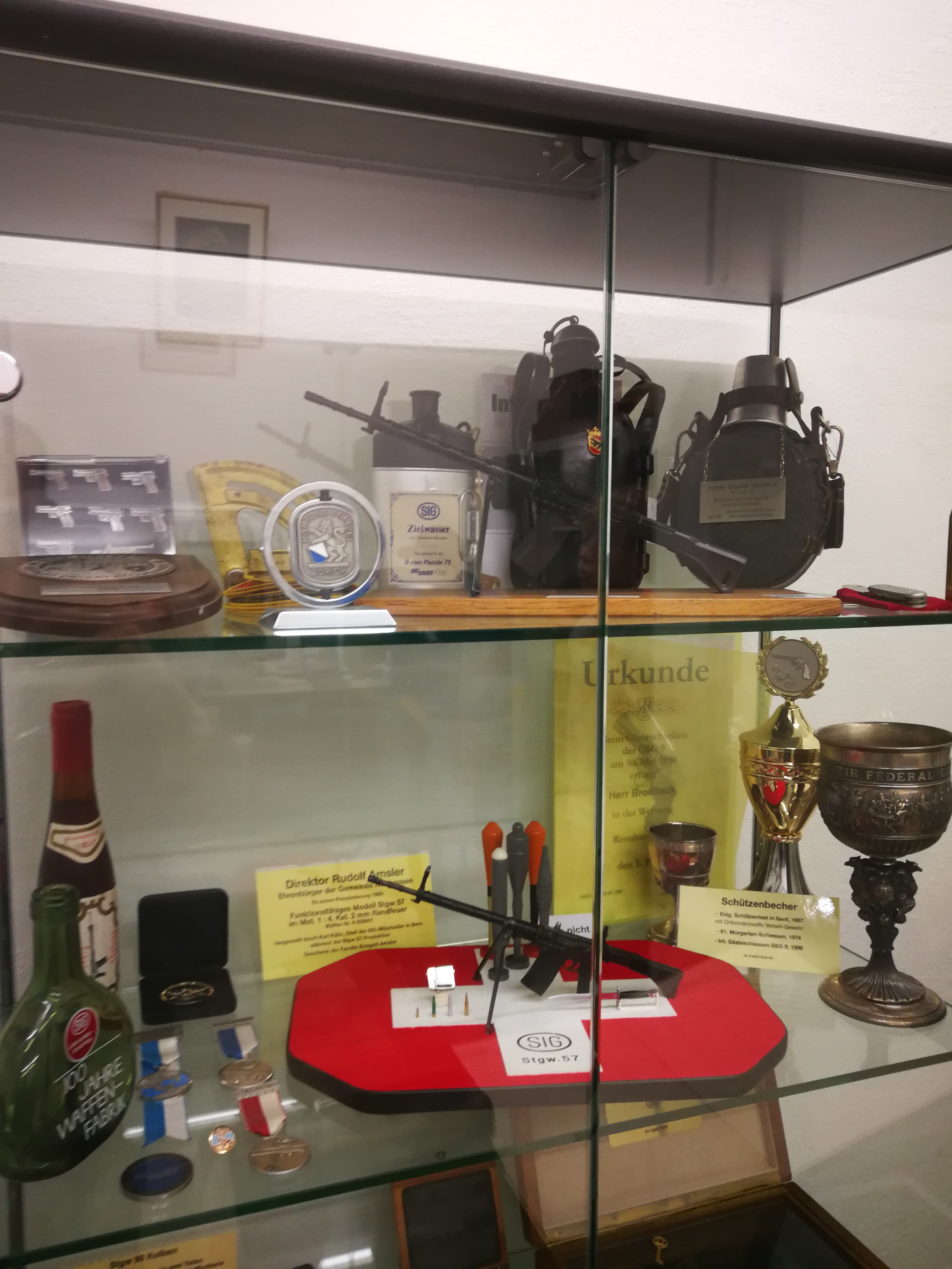 Memorabilia vergangener Zeiten.
