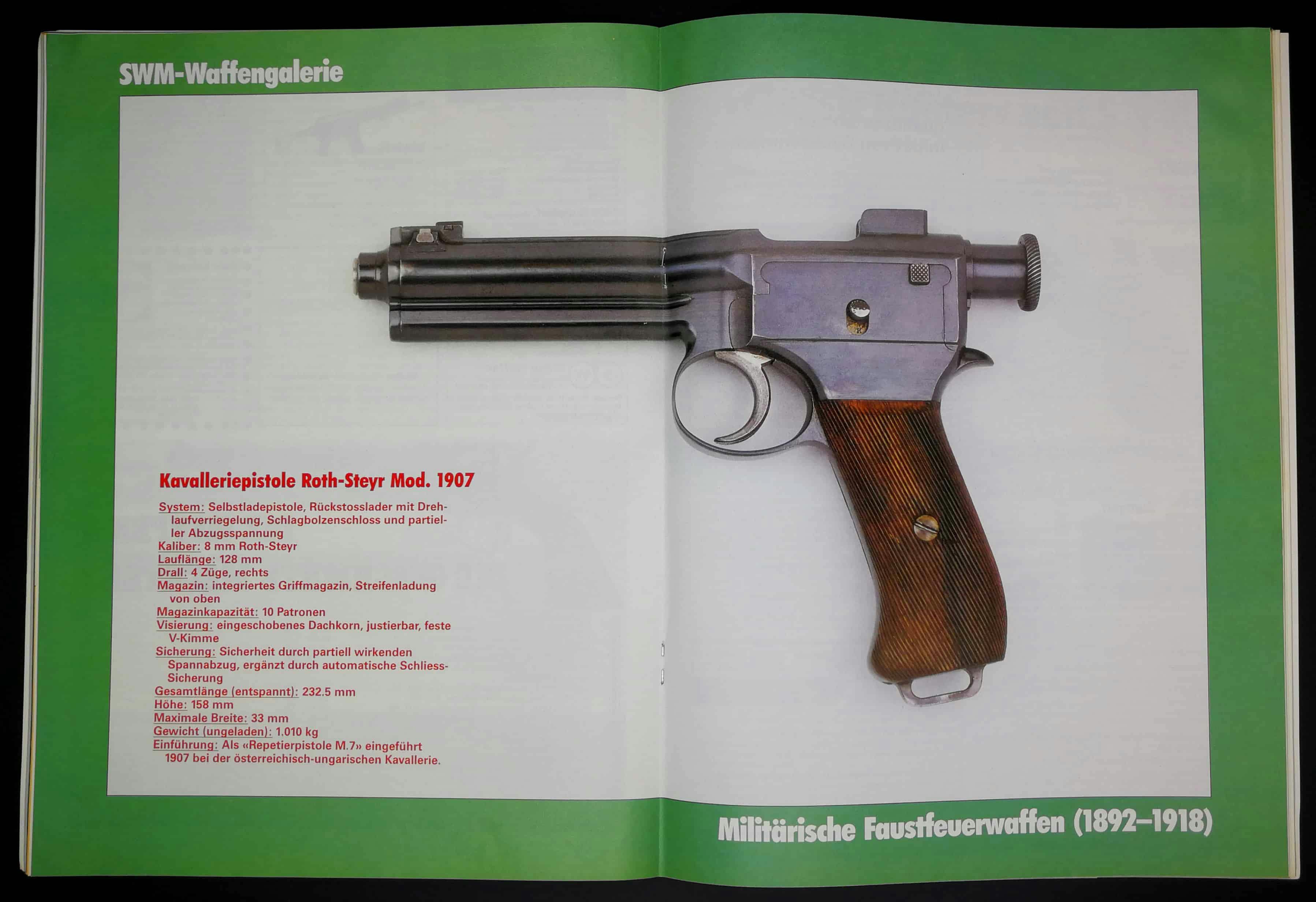 1989 hat als Centerfolds militärische Faustfeuerwaffen von 1892 bis 1918 im Portfolio.