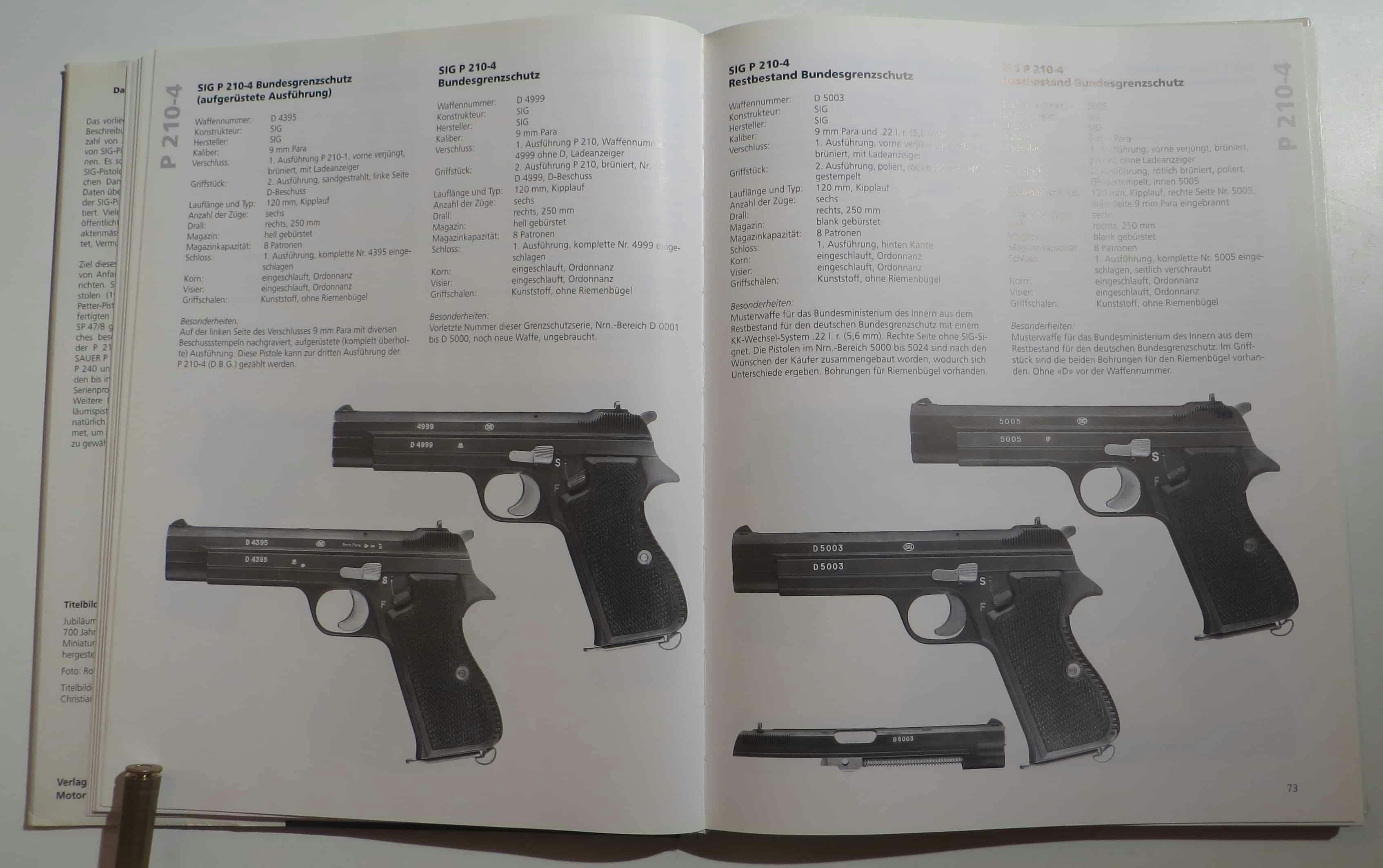 Die SIG P210-4 des Bundesgrenzschutz Deutschland. So hatten die nördlichen Nachbarn auch mal eine vernünftige Behördenwaffe.