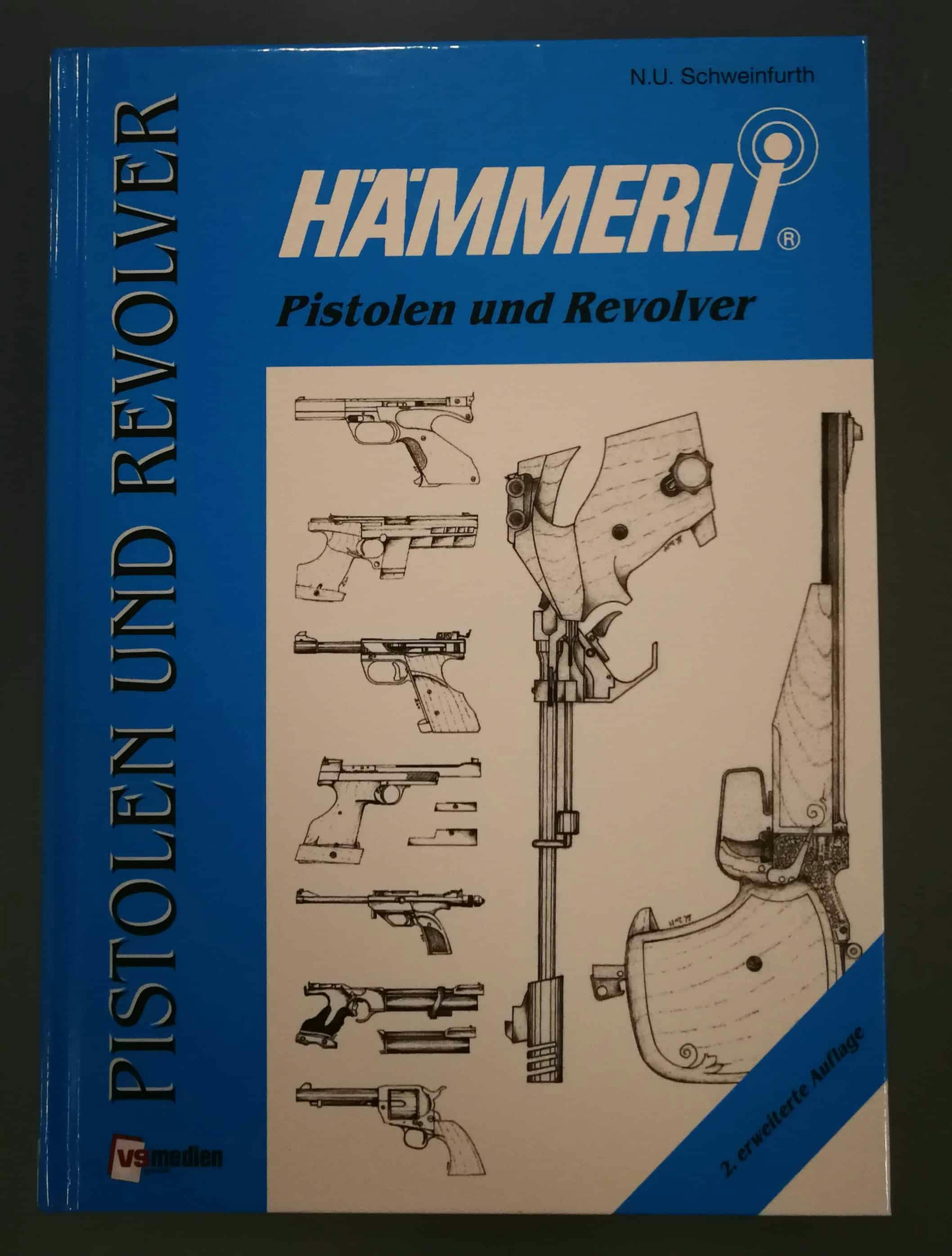 Das Titelbild zeigt eine Auswahl an Zeichnungen verschiedener Hämmerli-Modelle.
