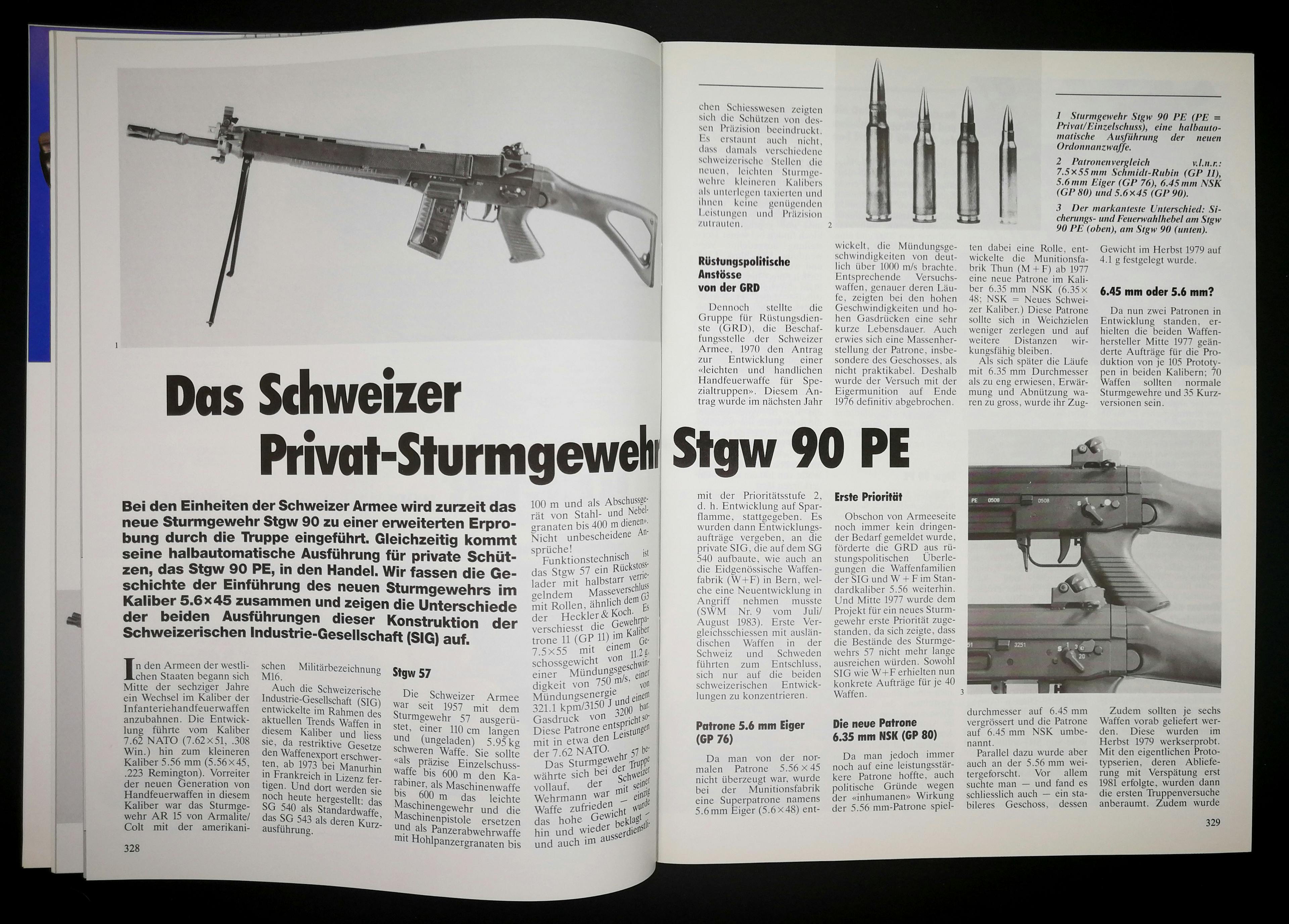 1988 ist nicht nur das Jahr, in dem ich das Licht der Welt erblicke; Auch das Sturmgewehr 90 in Privatausführung kommt auf den Markt!
