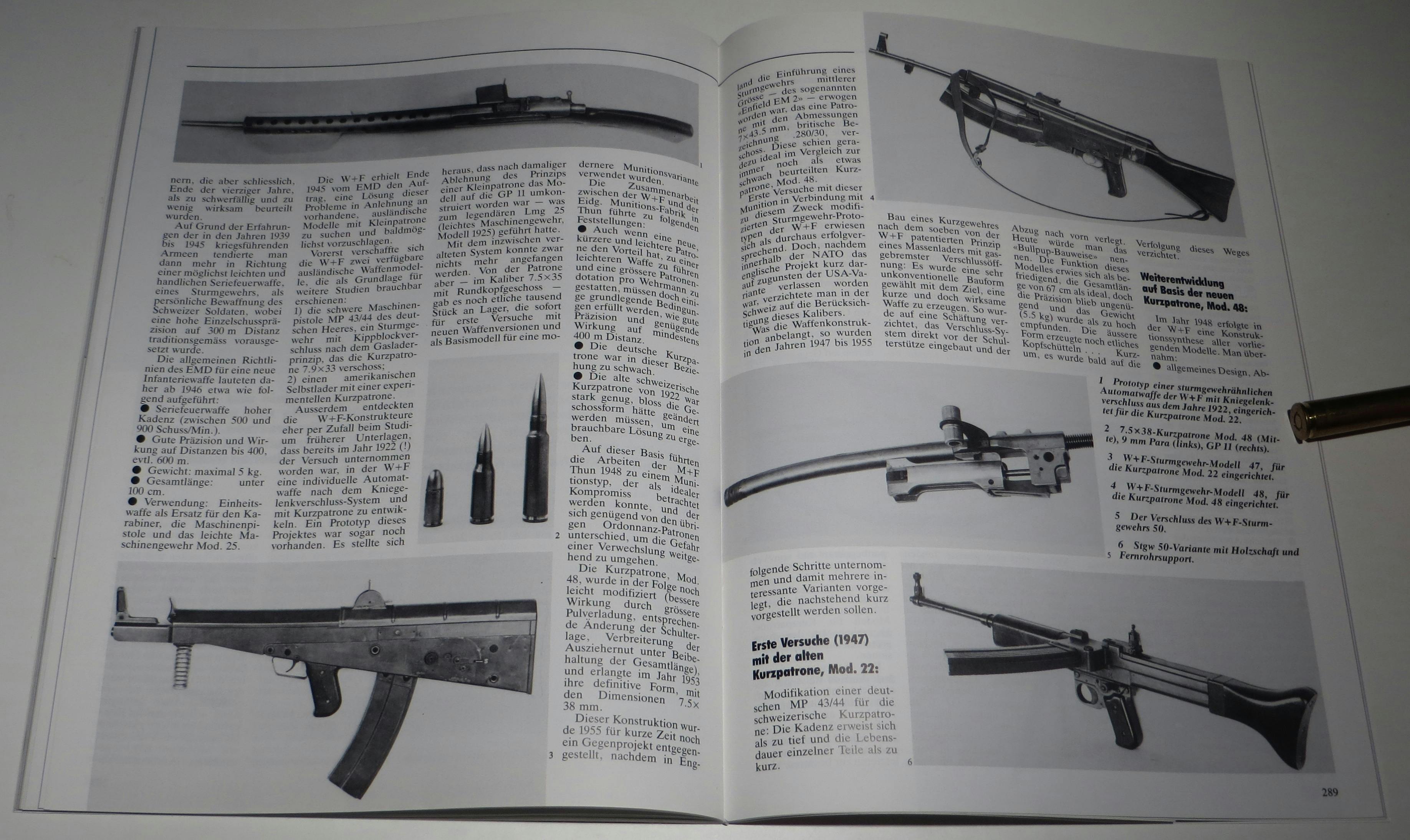 Bericht über die ersten Sturmgewehre der W+F Bern. Das W+F Modell 47, links unten, ist einfach jedes Mal wieder herrlich anzuschauen. Solch eine vollendete Form!
